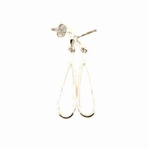 925 Silver Teardrop Drop Earrings